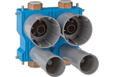 Evenes Montageblock G 2" Messing Wasserzählerblock Unterputzinstallation Wasser