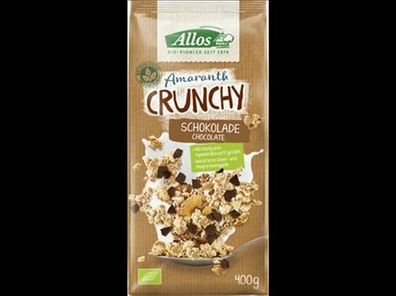 Allos Amaranth Crunchy Schokolade 400g