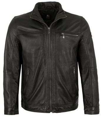 OTTO KERN- Herren Lederjacke Lammnappa schwarz