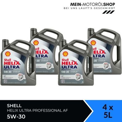 Shell Helix Ultra Professional AF 5W-30 4x5 Liter