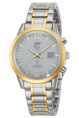 ETT Eco Tech Time Funk-Solar Herren-Armbanduhr Basic Bicolor EGS-11501-42M