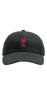 Ami Paris Ami de Coeur Baseball Cap Schwarz