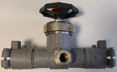 Georg Fischer Ventil mit Entleerstutzen Instaflex Ø25 mm DN 20 Elektroschweißen 76106