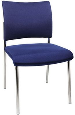 Besucherstuhl Visit 10 Polster blau 2er Set