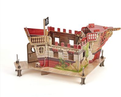Papo 60254 Piratenfestung Spielfiguren Konstruktionsspielzeug Bauen NEU NEW