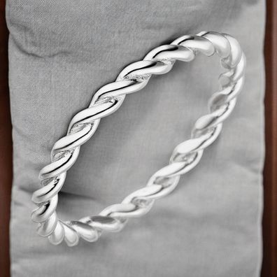Damen Ring geflochten 925 Sterling Silber Silberring