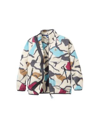 Passenger Women Fleece Fairbanks 2.0 Full Zip Recycled Sherpa abstract trails off