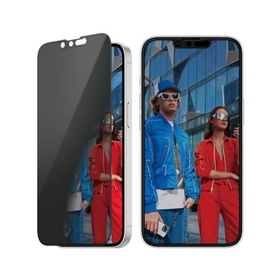 PanzerGlass ® Privacy Displayschutz iPhone 16e | 14 | 13 | 13 Pro | Ultra-Wide Fit m