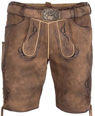 Spieth & Wensky Lederhose Eldorado mit Gürtel Nappato rustikal keder