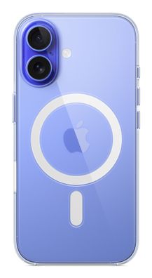 Apple iPhone 16 Clear Case mit MagSafe, Cover, Apple, iPhone 16, 15,5 cm (6.1"), Tran
