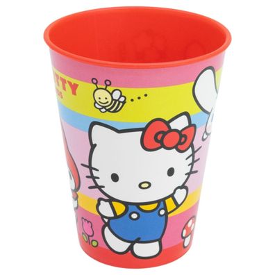 Hello Kitty Becher Kinder 260 ml Trinkbecher für Kita & Frühstück