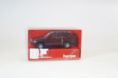 1:87 Herpa 032841 BMW X5 dkl. rot-met., neuw./ovp