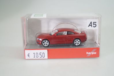 1:87 Herpa 033770 Audi A5 dkl. rot, neu