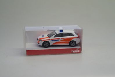 1:87 Herpa 194242 Audi A3 Notarzt, neuw./ovp