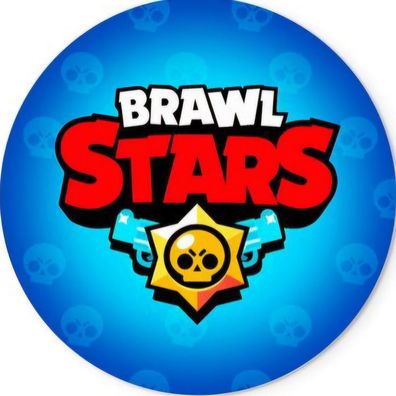 Brawl Online-Spiel Essbar Zuckermasse Tortenbild Tortenaufleger Stars + 4 Muffin
