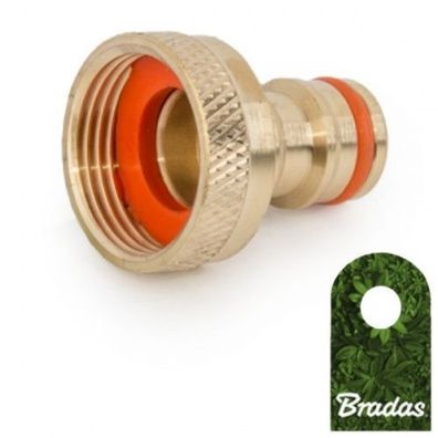 Hahnanschluß Hahnstéck Innengewinde 3/4" Messing BR-2195 BRADAS 4597