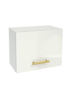 Hängeschrank für Dunstabzugshaube 40cm SOFT CLOSE Küchenschrank Weiß Hochglanz