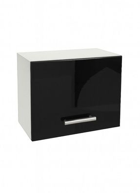 Hängeschrank für Dunstabzugshaube 40cm Schwarz Hochglanz SOFT CLOSE Küchenschrank