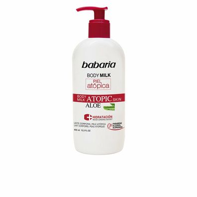 Babaria Aloe Vera Atopic Haut Körpermilch 0% 400ml