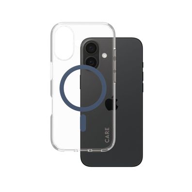 PanzerGlass CARE by ® Flagship Case Transparent Urban Combat m. Blau MagSafe iPhone 1