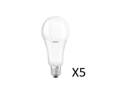 5 Stück Osram LED Classic A 21W(150W) 827 2452lm Matt Dim E27