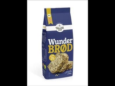 Bauck Mühle 6x Wunderbrød glutenfrei Bio 600g