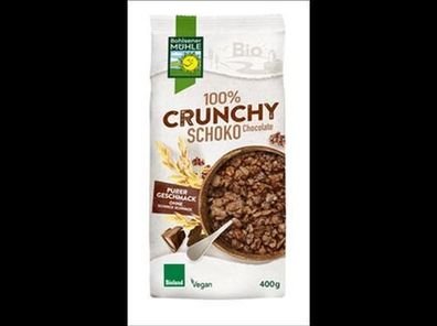 Bohlsener Mühle 6x 100% Schoko Crunchy 400g