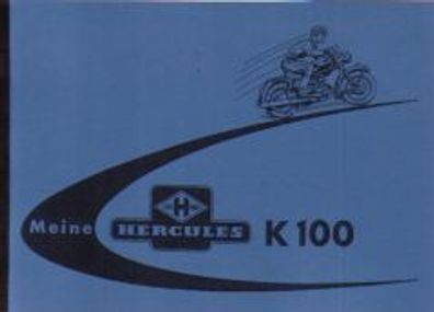 Bedienungsanleitung Hercules K 100 ,3 Gang 5,2 PS Luftgekühlt
