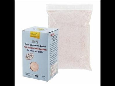 NaturGut Kristallsalz aus einem Vorgebirge des Himalaya Punjab/Pakistan Feinsalz 1kg