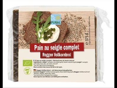 Pural Roggen VK-Schnittbrot 375g