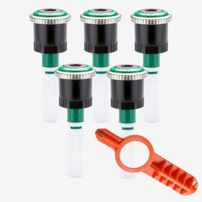 5x Hunter Rotator Düse MP 2000 210° - 270° Wurfweite 4,0 - 6,7 m + Einstellschlüssel