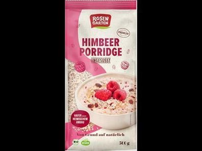 Rosengarten 6x Himbeer-Porridge ungesüßt 500g