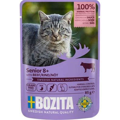 Bozita Senior 8+ Beef in sauce 12 x 85g