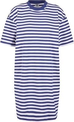 Urban Classics Damen Ladies Oversized Striped Tee Dress TB6828