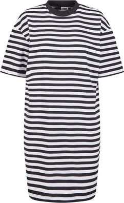 Urban Classics Damen Ladies Oversized Striped Tee Dress TB6828