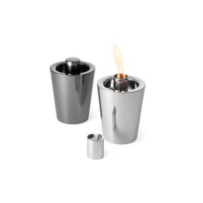 Philippi Tischfackel TARCIA silber Edelstahl poliert