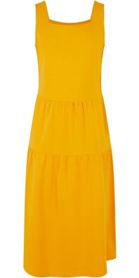 Urban Classics Mädchen Kleid Girls 7/8 Length Valance Summer Dress UCK4784