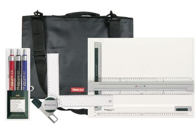 Faber-Castell A3 Zeichenplatte, Zeichenkopf, A3 Tragetasche, 3er DB Set