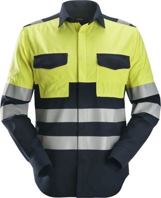 Snickers Workwear ProtecWork High-Vis Arbeitshemd, Kl. 1 8560