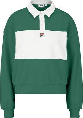 Fila Damen Longsleeve Langogne Oversized Cropped Polo Sweat FAW1007