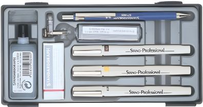 Stano. Professional 3er Tuschezeichnersatz 0,25 / 0,35 / 0,50 1 Stück