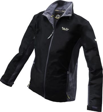 Uncle Sam Softshelljacke Anthrazit/Schwarz