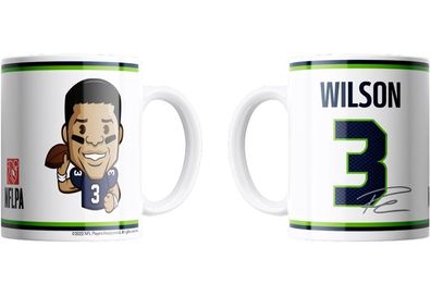 Seattle Seahawks Russell Wilson Emoji Jumbo-Tasse 440 ml American Football NFL