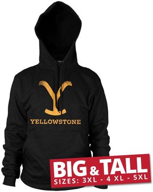 Yellowstone Big &amp; Tall Hoodie Black
