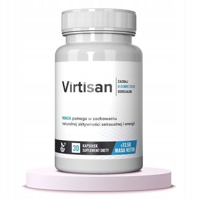 Virtisan - Männer-Formel 30 Kapseln | Muira Puama, Maca & Ginkgo