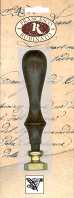 Standardgraph Messingsiegel Ø 20 mm mit Holzgriff Schriftrolle