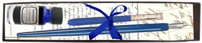 Kalligraphie-Set COMBI mit Federhalter und 10 ml Tinte blau 1 Stück