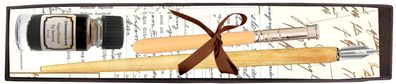 Kalligraphie-Set COMBI mit Federhalter und 10 ml Tinte braun 1 Stück