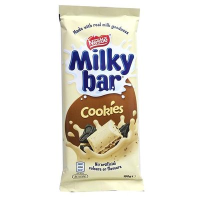 Nestle Milkybar Milk & Cookies - Import [MHD: 31.10.2025] 180 g