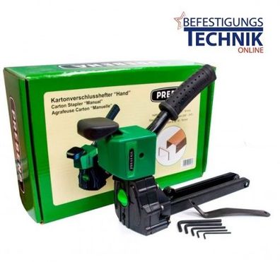 Prebena KTVH-B19H 16-19mm Hand Kartonverschlusshefter Hefter für B Klammer KL-07